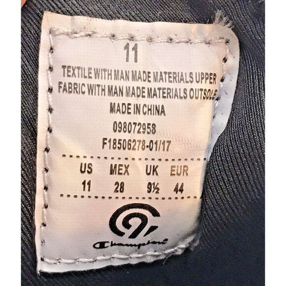 Champion SpeedKnit Sneakers Women's 11  Running Shoe Black White Lace Up Trainer - Picture 9 of 9